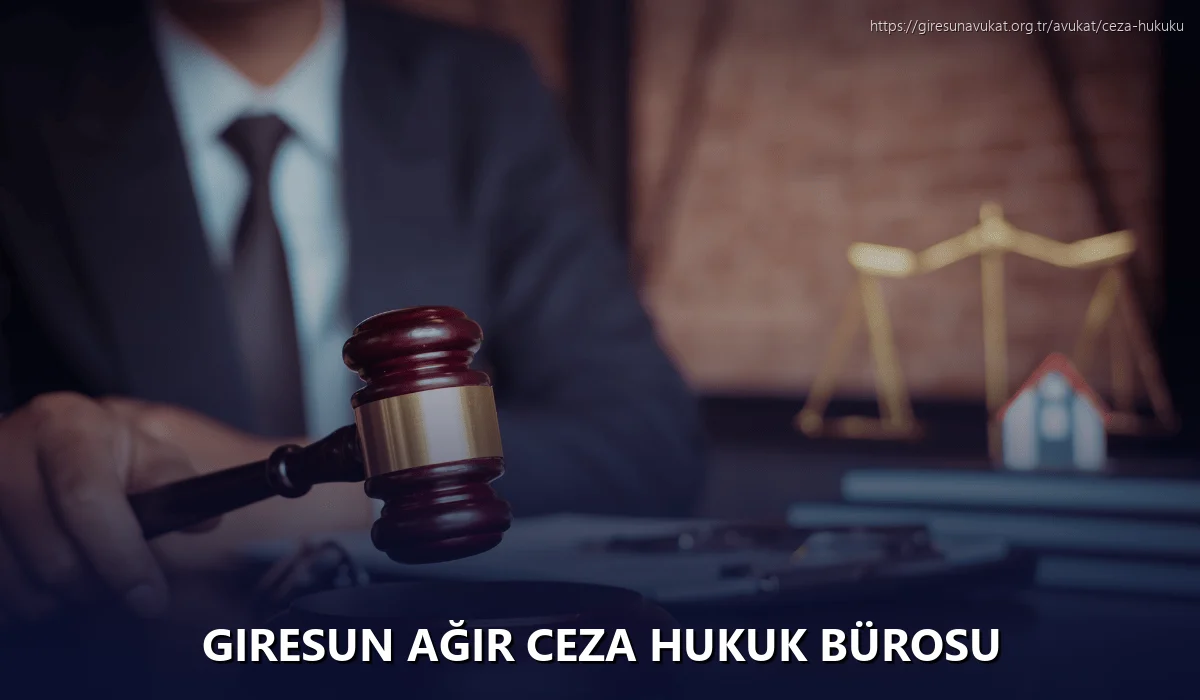 Giresun Ağır Ceza Hukuk Bürosu